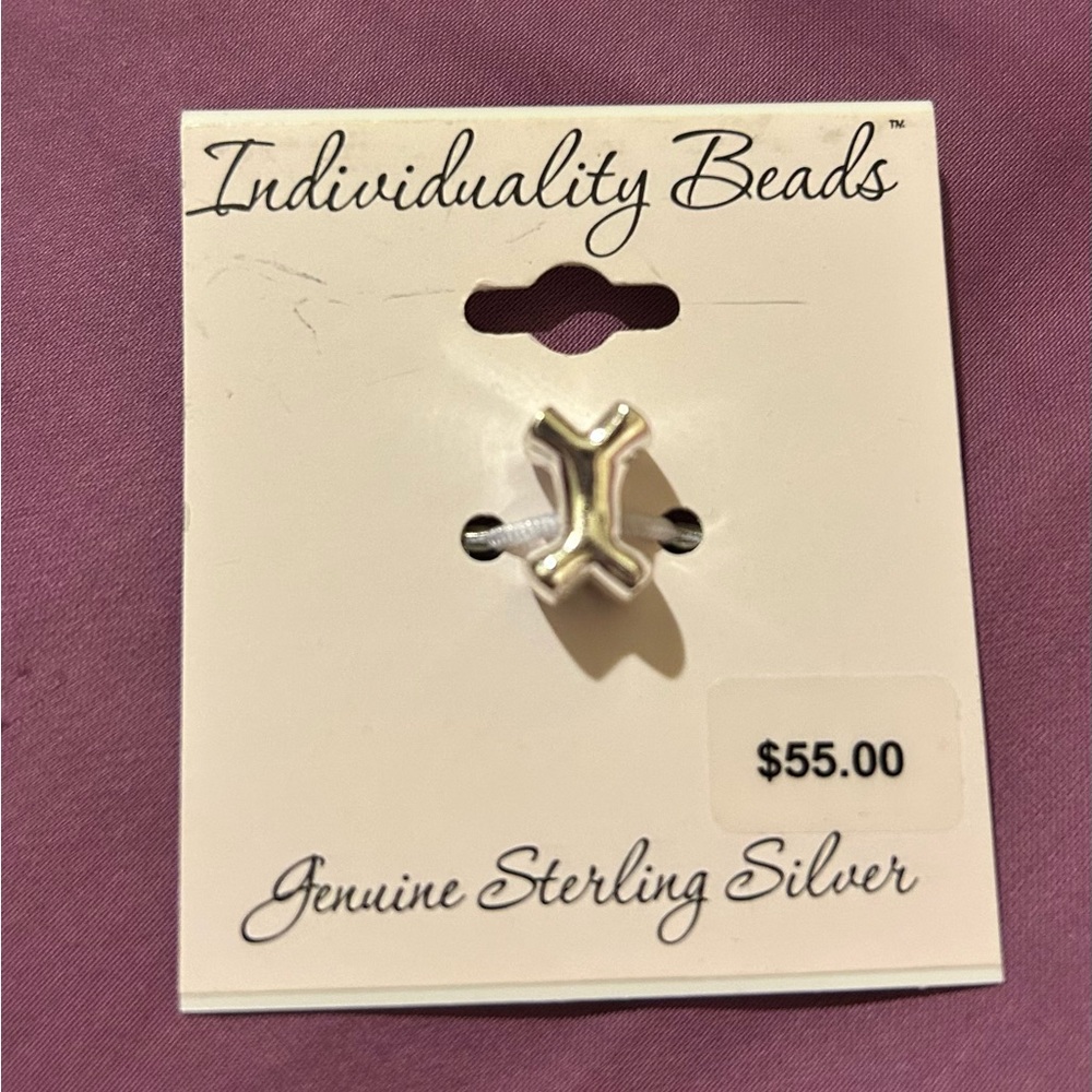 New Individuality Sterling Silver Bone charm Bead
